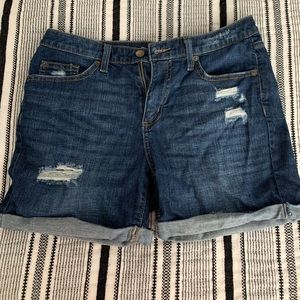 Mid Rise Boyfriend Shorts